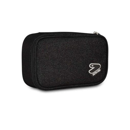 Picture of SEVEN ROUND BIG PLUS JET BLACK PENCIL CASE